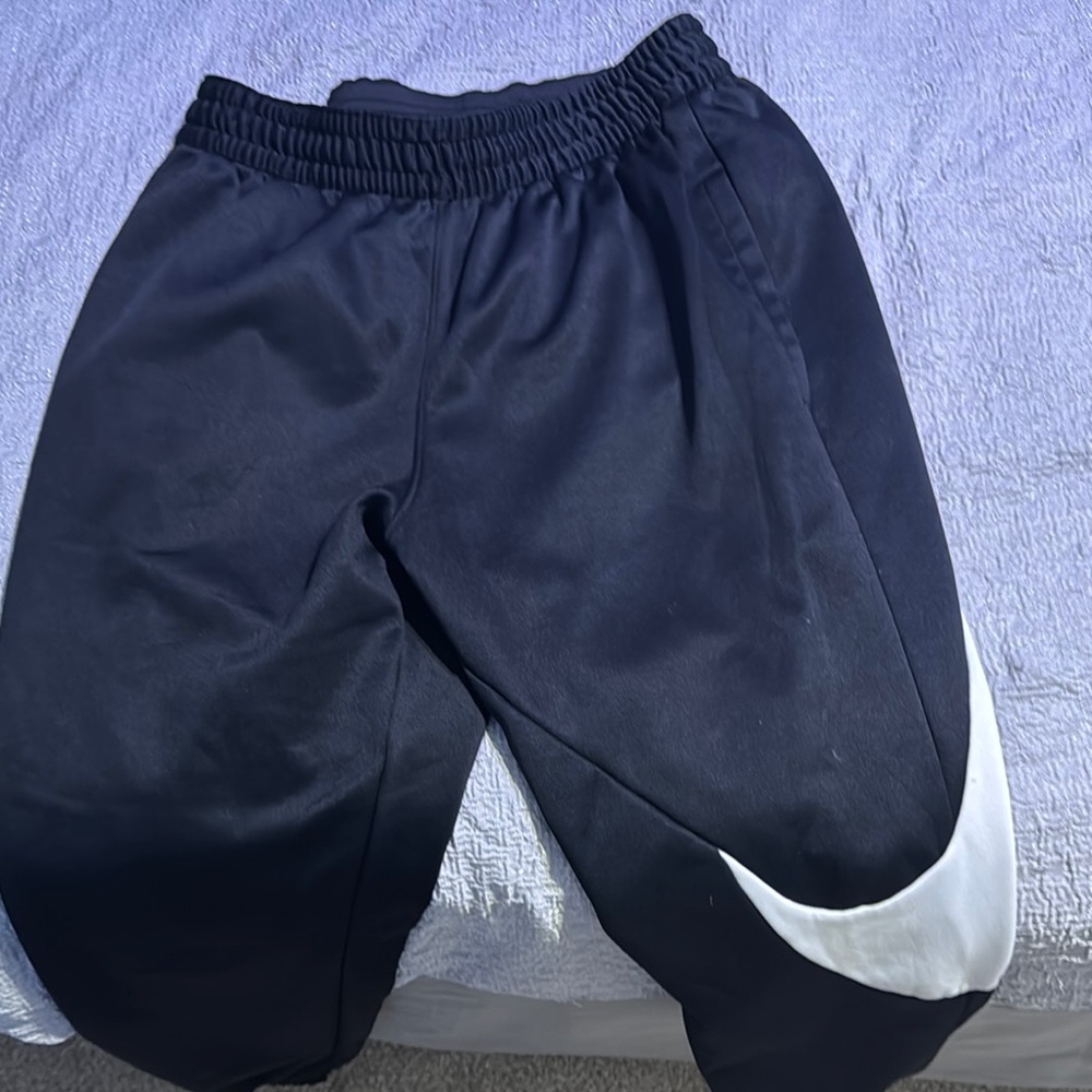 Nike Black and White Joggers
